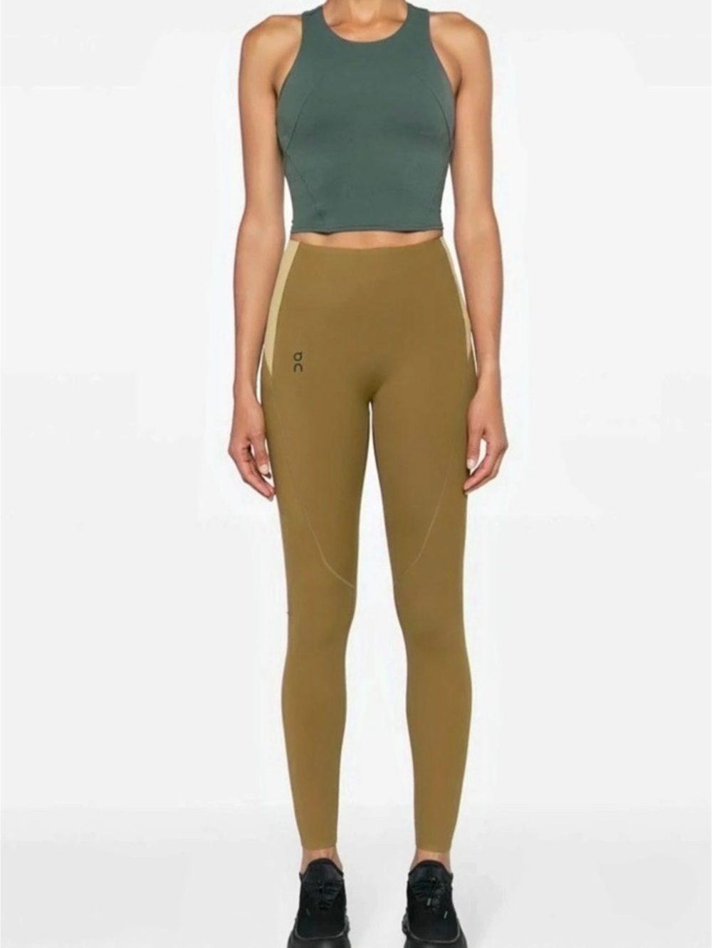 On Women's Brown Athletic Leggings Like New